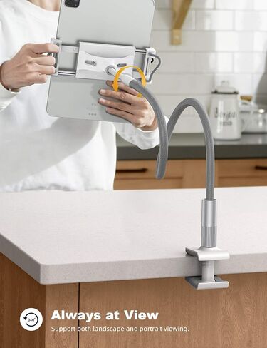 Lamicall Tap-to-Open Phone Tripod & Selfie Stick + Gooseneck Tablet Holder in Saudi Arabia