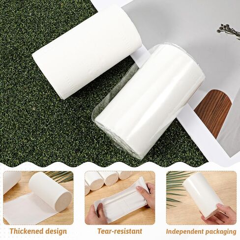 20 Rolls Travel Toilet Paper to Go Packs, Soft Camping Toilet Paper Bulk Portable Travel Size Compact Pocket Coreless Tissue Individually Wrapped for Camping Hiking RV Outdoors in Kuwait