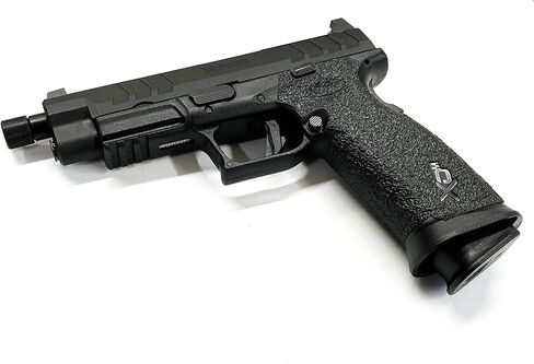 شريط قبضة مسدس Handleitgrips متوافق مع Springfield XDM Elite بالحجم الكامل 9 مم - شريط قبضة مسدس مطاطي أسود، سهل التركيب، أجزاء وإكسسوارات البندقية، مملوكة للمحاربين القدامى، صنع في الولايات المتحدة الأمريكية in Kuwait