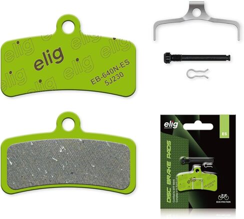 ELIG Bike Disc Brake Pads for Shimano Deore XT M8020, M8120/Saint M810, M820/SLX M7120/XTR M9120/Zee M640/Tektro Orion 4P, Dorado/Trp Quadiem, Slate T4 ｜MTB/eMTB/Downhill/All Mountain/Trail in Saudi Arabia