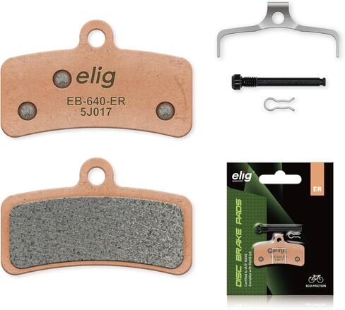 ELIG Bike Disc Brake Pads for Shimano Deore XT M8020, M8120/Saint M810, M820/SLX M7120/XTR M9120/Zee M640/Tektro Orion 4P, Dorado/Trp Quadiem, Slate T4 ｜MTB/eMTB/Downhill/All Mountain/Trail in Saudi Arabia