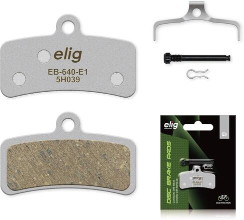 ELIG Bike Disc Brake Pads for Shimano Deore XT M8020, M8120/Saint M810, M820/SLX M7120/XTR M9120/Zee M640/Tektro Orion 4P, Dorado/Trp Quadiem, Slate T4 ｜MTB/eMTB/Downhill/All Mountain/Trail in Saudi Arabia