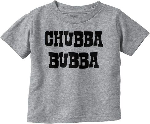 Brisco Brands Chubba Bubba Adorable Chunky Babe Toddler Boy Girl T Shirt in Saudi Arabia