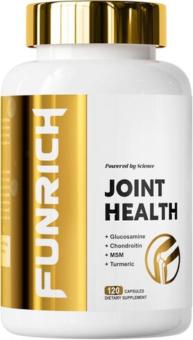 Joints Health Suppplement, Glucosamine Chondroitin MSM - Joint Support Supplement for Women and Men with Turmeric, MSM &Boswellia, for Cartilage, Joint Health and Flexibility - 120 Capsules in Saudi Arabia