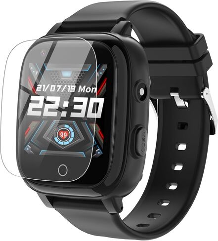 cjc 4G Smart Watch for Kids with GPS Tracker, Globally Applicable, Texting and Calling, Kids Watch for Ages 4-12 - Includes Video Call, Chat, SOS Alerts, App - Fun & Educational Birthday Gift Idea in Saudi Arabia