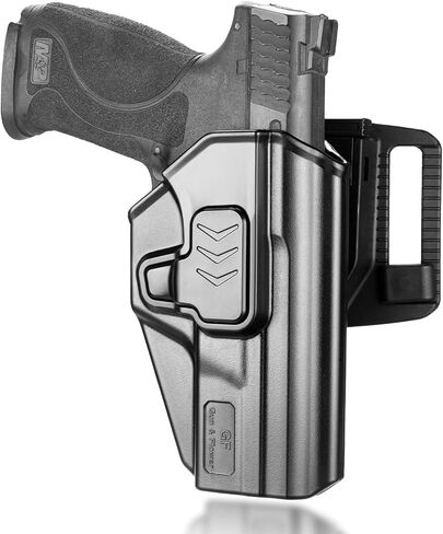 حافظة SD9VE وSD40VE، حافظة مجداف OWB لـ Smith & Wesson SD9 VE وSD40 VE مسدس، إصدار إصبع السبابة، غير قابلة للتعديل بدون أدوات 360 درجة، نظام الحافظة سريع الفصل، اليد اليمنى، تناسب أحزمة 1.5-2.0 بوصة in Kuwait