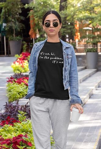 Its Me Hi, Im The Problem Its Me - Funny Anti Hero Problem Song Cute top - Unisex T-Shirt in Saudi Arabia