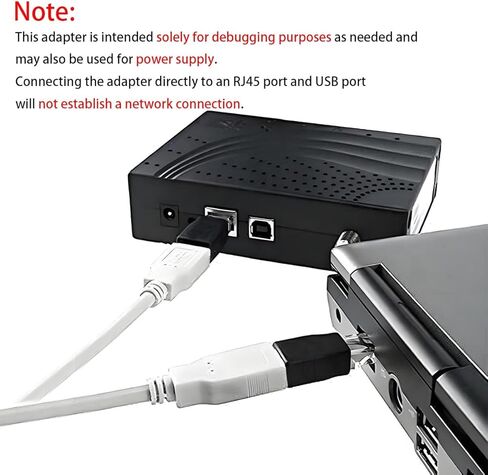 2Pcs RJ45 Male to USB 2.0 Female Adapter Converter,USB to RJ45 Ethernet Adapter for ADSL Modem、Routers、Computers in Saudi Arabia