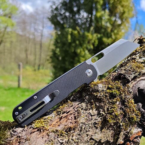 سكين جيب G770-GR EDC قابل للطي بشفرة حادة D2 من الفولاذ المقاوم للصدأ مقبض G10 مع مشبك خارجي قابل للطي وليس سكين أوتوماتيكي للصيد والصيد والمشي لمسافات طويلة أفضل هدية للرجال (أخضر) in Kuwait