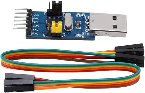 محول محول USB إلى IIC I2C UART - وحدة تسلسلية قابلة للبرمجة مع إخراج 5 فولت/3.3 فولت 50 بت في الثانية إلى 2 ميجابت في الثانية لاتصالات البيانات التسلسلية in Kuwait