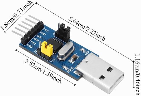 محول محول USB إلى IIC I2C UART - وحدة تسلسلية قابلة للبرمجة مع إخراج 5 فولت/3.3 فولت 50 بت في الثانية إلى 2 ميجابت في الثانية لاتصالات البيانات التسلسلية in Kuwait