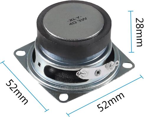 4Pcs 3W 2" Loudspeaker 78MM 2" 4 Ohm Bass Speaker Audio Sound Home Theater Loudspeaker Full Frequency Range Speaker Stereo Woofer for LCD TV Computer DIY Boom Box in Saudi Arabia