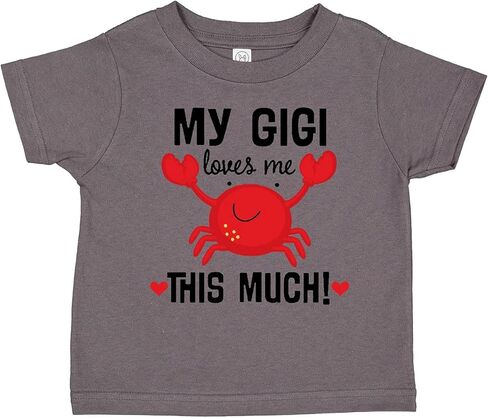 inktastic My Gigi Loves Me Grandkids Toddler T-Shirt in Saudi Arabia
