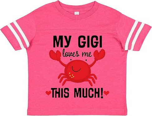 inktastic My Gigi Loves Me Grandkids Toddler T-Shirt in Saudi Arabia