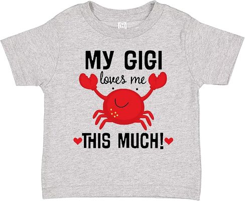 inktastic My Gigi Loves Me Grandkids Toddler T-Shirt in Saudi Arabia