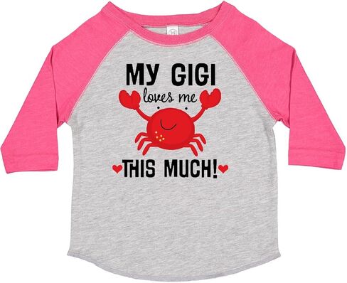 inktastic My Gigi Loves Me Grandkids Toddler T-Shirt in Saudi Arabia
