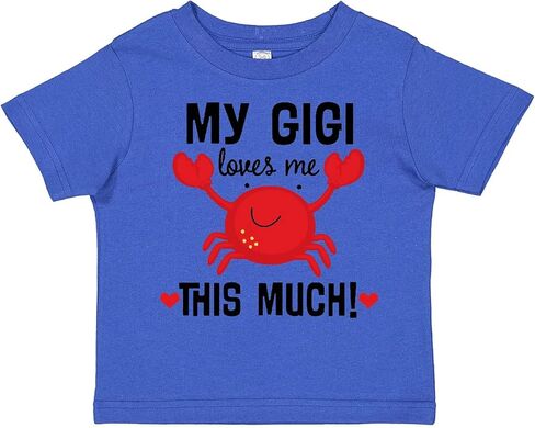 inktastic My Gigi Loves Me Grandkids Toddler T-Shirt in Saudi Arabia