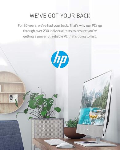 كمبيوتر HP Pavilion 27-d0080 مقاس 27 بوصة يعمل باللمس AIO i7-10700T وسعة 16 جيجابايت وسعة 1 تيرابايت SSD 9ED27AA (متجدد) in Kuwait