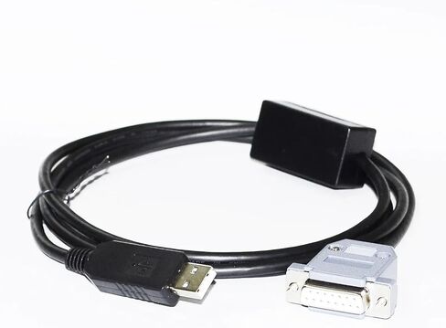 FT232RL CHIP USB to D-SUB 15-PIN DB15 Female RS232/RS485 Converter Serial Communication Cable for HA/MIL/TON PSD Syringe Pump(1.8M,RS232 Signal) in Saudi Arabia