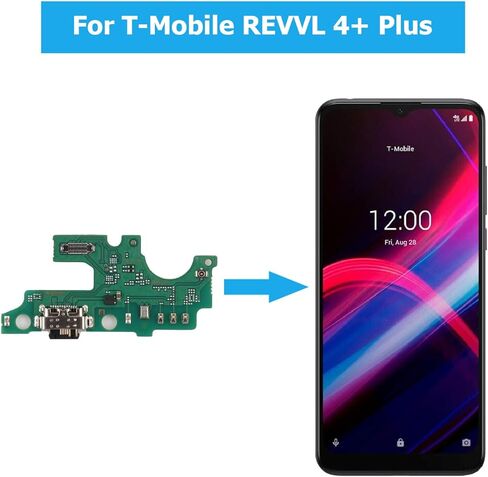 [New] Duotipa USB Charger Dock Connector for T-Mobile Revvl 4+ Plus USB Charging Port Flex Cable Replacement for 5062W/5062Z Charger Dock Board Connector. in Saudi Arabia