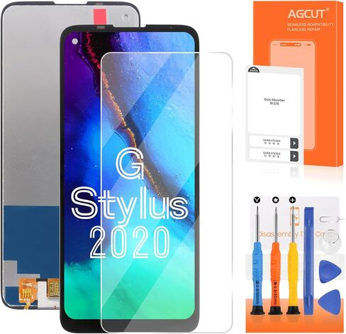 لـ Moto G Stylus 2020 قطع غيار للشاشة مع إطار لـ Moto G Stylus XT2043-4 شاشة LCD XT2043 مجموعة رقمنة اللمس إصلاح أجزاء بدون إطار in Kuwait