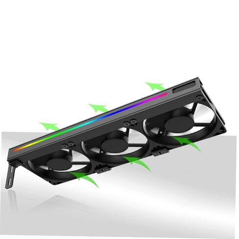 Artibetter Graphic Card Cooler Argb 5v Silent Pci Video Card Cooling Fan for Desktop Pc, Compact Gpu Cooler with Efficient Airflow for Gaming and Workstation Use in Saudi Arabia