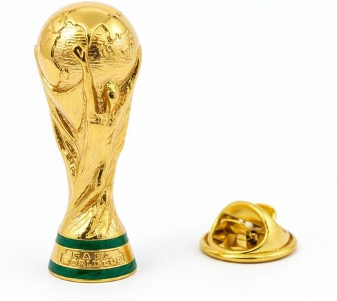 دبوس رسمي لإصدار كأس العالم 2026 من FIFA (جميع 3) - دبوس مرصع بالمينا مطلي بطبقة ثنائية الأبعاد مقاس 1.5 بوصة - عنصر جامعي خالد - سبيكة زنك ممتازة - للملابس والقبعات والحقائب والشاشات in Kuwait