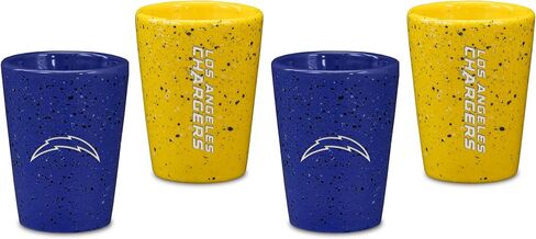 ريكو إندستريز NFL Football Dallas Cowboys Standard 2oz جامعي/حلوى سيراميك 4 عبوات من الزجاج الناري in Kuwait