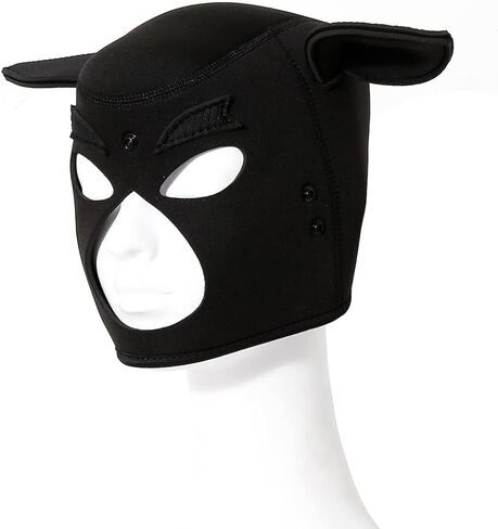 Pig Mask Hood. Soft Neoprene with Removable Face Cover, Funny Costume Gimp Mask with Pig Nose for Cosplay & Entertainment in Saudi Arabia