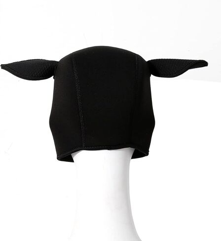 Pig Mask Hood. Soft Neoprene with Removable Face Cover, Funny Costume Gimp Mask with Pig Nose for Cosplay & Entertainment in Saudi Arabia