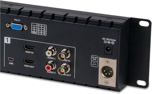 FEELWORLD Triple 5.5" 2RU 1920×1080 Broadcast LCD Rack Mount Monitor with 3G-SDI, HDMI, AV Input and Output T51PLUS in Saudi Arabia