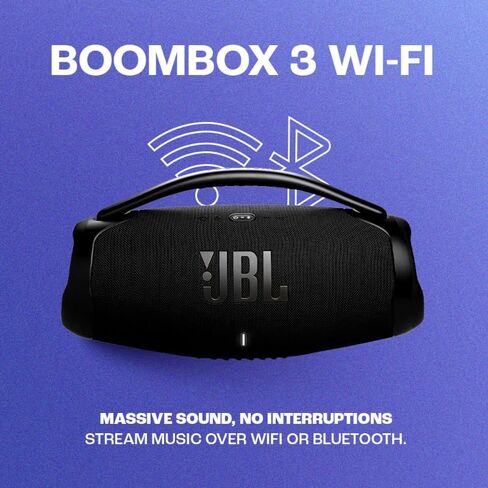 مكبر الصوت اللاسلكي المحمول JBL Boombox 3 Wi-Fi (متجدد) in Kuwait