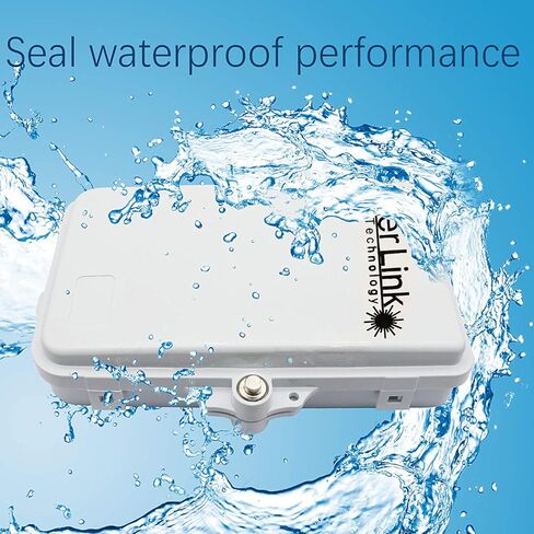 صندوق توزيع الألياف FTTH | صندوق مقسم ذو 4 منافذ مع 4 محولات مقرنة SC APC وضفيرة توصيل SCAPC أحادية الوضع | صندوق طرفي خارجي مقاوم للطقس من الألياف الضوئية FTTH مزود بالانصهار in Kuwait