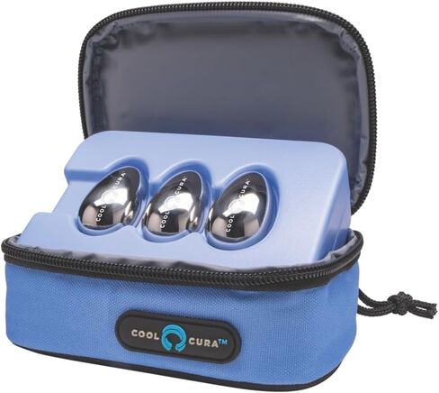 Ice Pod Cooler Set 3-Pack, Relax with Feng Fu Ice Therapy, Compatible with the Cool Cura Go Neckband, Headache Relief, Stress Relief, Anxiety Relief Items, Self Care, Ice pack Gadgets in Saudi Arabia