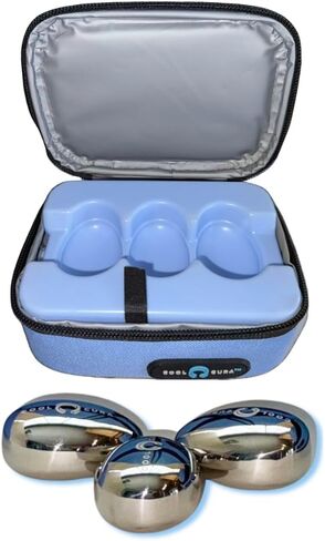Ice Pod Cooler Set 3-Pack, Relax with Feng Fu Ice Therapy, Compatible with the Cool Cura Go Neckband, Headache Relief, Stress Relief, Anxiety Relief Items, Self Care, Ice pack Gadgets in Saudi Arabia