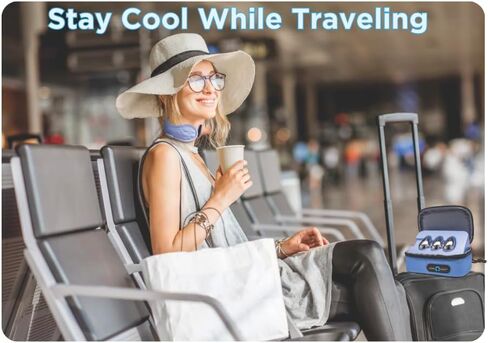 Ice Pod Cooler Set 3-Pack, Relax with Feng Fu Ice Therapy, Compatible with the Cool Cura Go Neckband, Headache Relief, Stress Relief, Anxiety Relief Items, Self Care, Ice pack Gadgets in Saudi Arabia