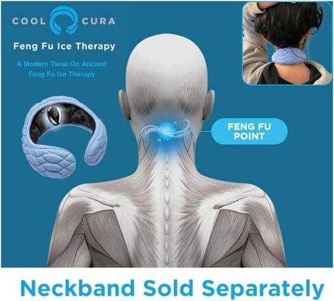 Ice Pod Cooler Set 3-Pack, Relax with Feng Fu Ice Therapy, Compatible with the Cool Cura Go Neckband, Headache Relief, Stress Relief, Anxiety Relief Items, Self Care, Ice pack Gadgets in Saudi Arabia