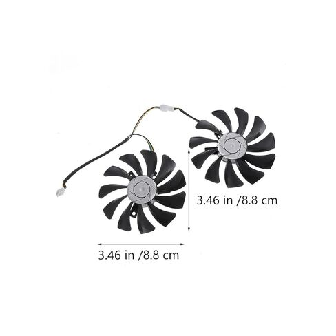 1 Pair Graphics Card Cooling Fan Replacement Graphics Card Cooling Fan Replacement for Gaming PC in Saudi Arabia
