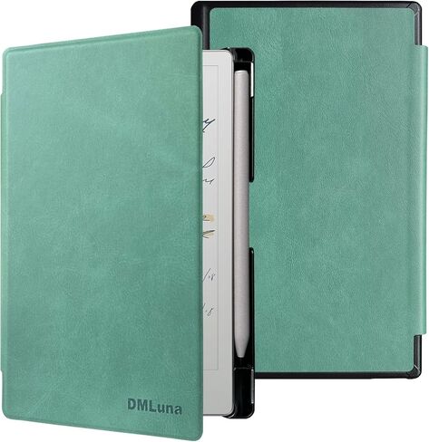 DMLuna Case for 7.3" Remarkable Paper Pro Move 2025, Slim Hardshell PU Leather Protective Cover Case, Built-in Pen Holder, Auto Sleep Wake,Hot Pink in Saudi Arabia