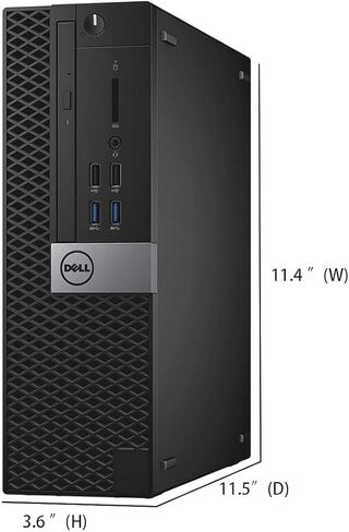 كمبيوتر مكتبي Dell OptiPlex 3040 SFF Tower، رباعي النواة i5-6500 يصل إلى 3.6 جيجا هرتز، ذاكرة الوصول العشوائي 8 جيجا، 256 جيجا SSD، لوحة مفاتيح وماوس، واي فاي، BT، Windows 11 Pro (متجدد) in Kuwait