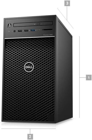 Dell Precision 3640 Workstation Desktop | Core i9-10900 - 1TB HDD Hard Drive - 32GB RAM | 10 cores @ 5.2 GHz Win 11 Pro Black (Renewed) in Saudi Arabia