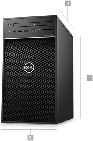 Dell Precision 3640 Workstation Desktop | Core i9-10900 - 1TB HDD Hard Drive - 32GB RAM | 10 cores @ 5.2 GHz Win 11 Pro Black (Renewed) in Saudi Arabia