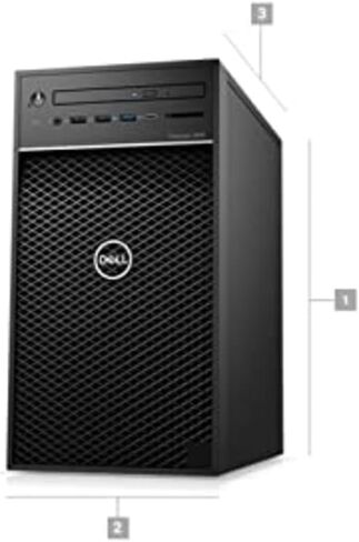 Dell Precision 3640 Workstation Desktop | Core i9-10900 - 1TB HDD Hard Drive - 32GB RAM | 10 cores @ 5.2 GHz Win 11 Pro Black (Renewed) in Saudi Arabia