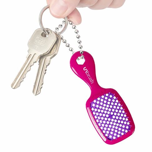 FHI Heat UNbrush Keychain Super Mini Hair Brush — Collectible Miniature Charm for Bags and Keys — Accessory for Beauty Lovers in Saudi Arabia