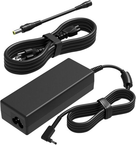 شاحن 65 واط متوافق مع Acer Aspire 14 15 5 3 1 R14 R13 V13 Vero/Go 14 15، Spin 1 3 5، Swift 5 3 1 11 12، Chromebook R 11 R 13 14 15 CB3 CB5 C720، TravelMate P2 P4 P6 X3 لاب توب in Kuwait