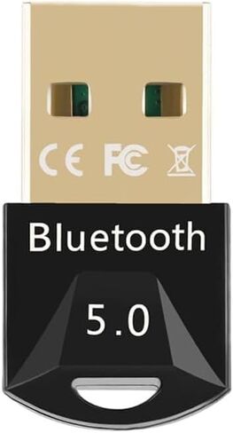 Bluetooth USB Dongle Stick, Bluetooth Adapter 5.0 Receiver Audio Aux Transmitter Wireless USB Receiver for Keyboard, PC, Mobile in Kuwait