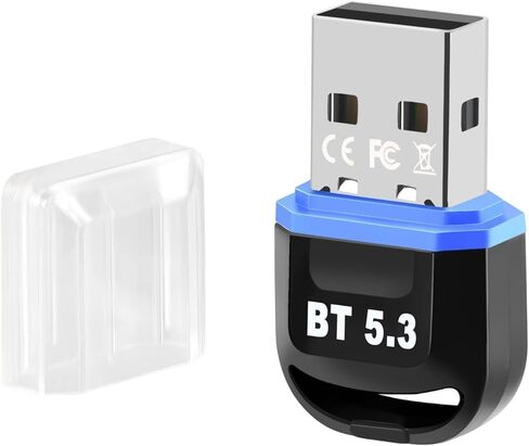 بلوتوث دونجل بلوتوث USB Stick، محول بلوتوث 5.3 للكمبيوتر الشخصي والكمبيوتر المحمول وسطح المكتب in Kuwait