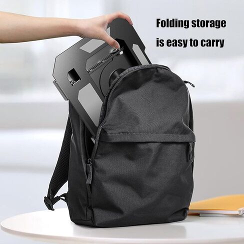360 Degree Laptop Stand Adjustable Ergonomic Computer Stand for Desk Portable Laptop Risers Holder Notebook Mount in Kuwait