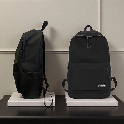 Large Capacity Men's and Women's Backpacks for Leisure Travel Sports Commuting Teenagers/College Students' Backpacks（Black） in Saudi Arabia