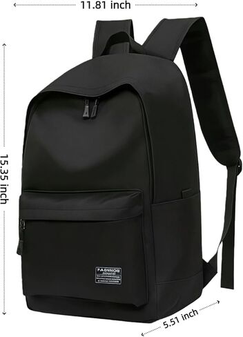 Large Capacity Men's and Women's Backpacks for Leisure Travel Sports Commuting Teenagers/College Students' Backpacks（Black） in Saudi Arabia